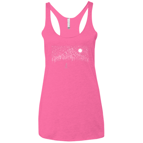 T-Shirts Vintage Pink / X-Small Lurking in The Night Women's Triblend Racerback Tank