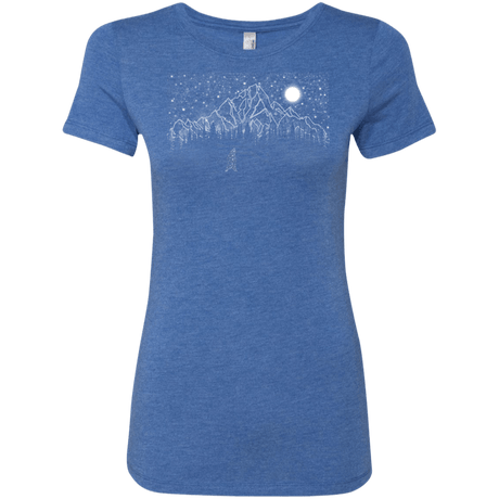 T-Shirts Vintage Royal / S Lurking in The Night Women's Triblend T-Shirt