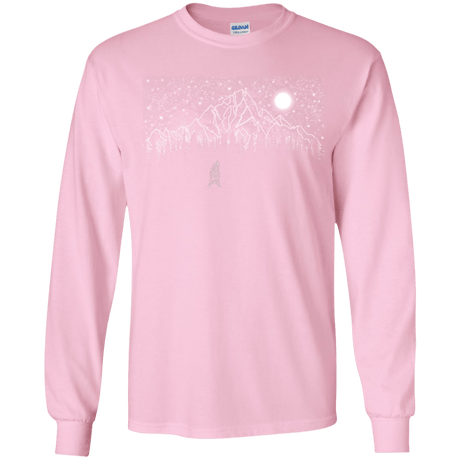 T-Shirts Light Pink / YS Lurking in The Night Youth Long Sleeve T-Shirt