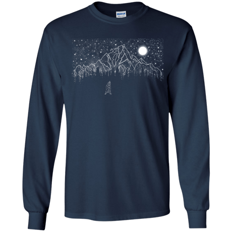 T-Shirts Navy / YS Lurking in The Night Youth Long Sleeve T-Shirt