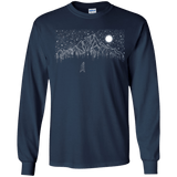 T-Shirts Navy / YS Lurking in The Night Youth Long Sleeve T-Shirt
