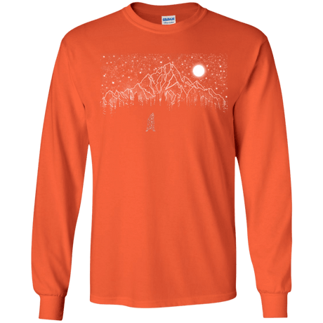 T-Shirts Orange / YS Lurking in The Night Youth Long Sleeve T-Shirt