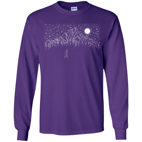 T-Shirts Purple / YS Lurking in The Night Youth Long Sleeve T-Shirt