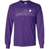 T-Shirts Purple / YS Lurking in The Night Youth Long Sleeve T-Shirt