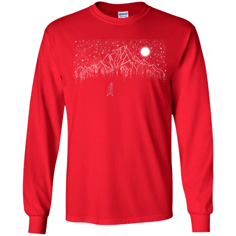 T-Shirts Red / YS Lurking in The Night Youth Long Sleeve T-Shirt