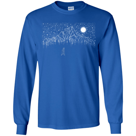 T-Shirts Royal / YS Lurking in The Night Youth Long Sleeve T-Shirt