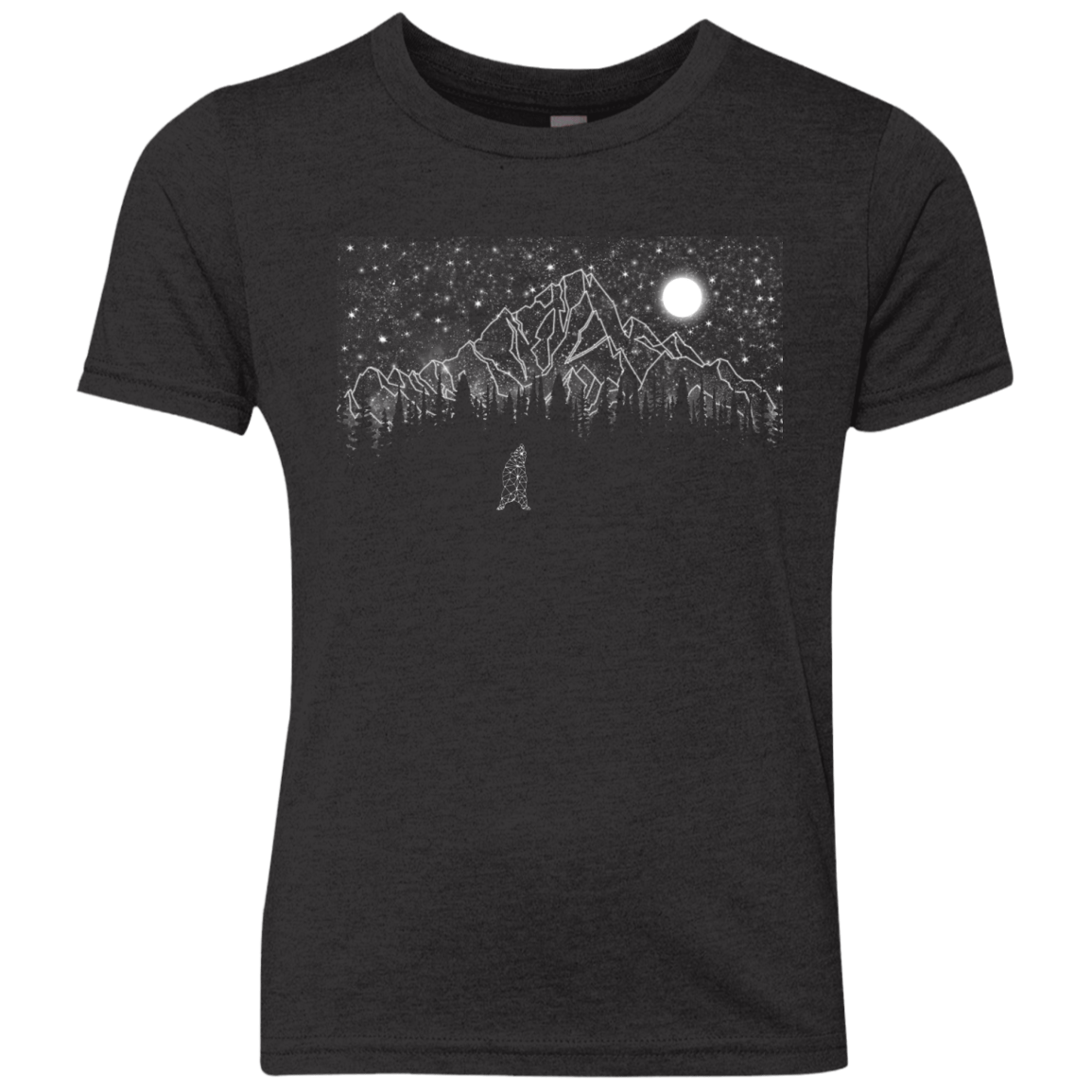 T-Shirts Vintage Black / YXS Lurking in The Night Youth Triblend T-Shirt