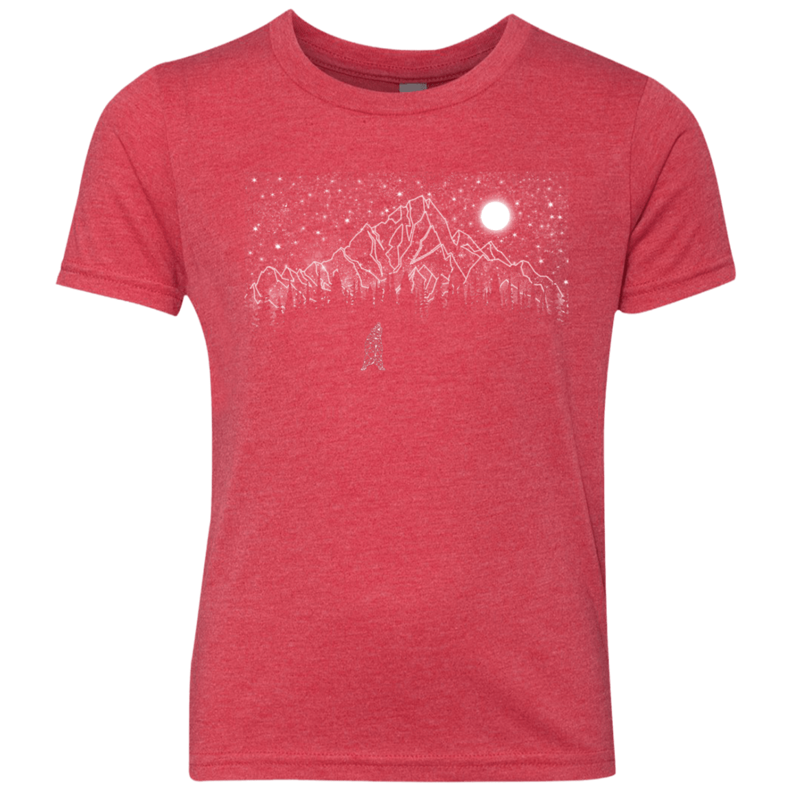T-Shirts Vintage Red / YXS Lurking in The Night Youth Triblend T-Shirt