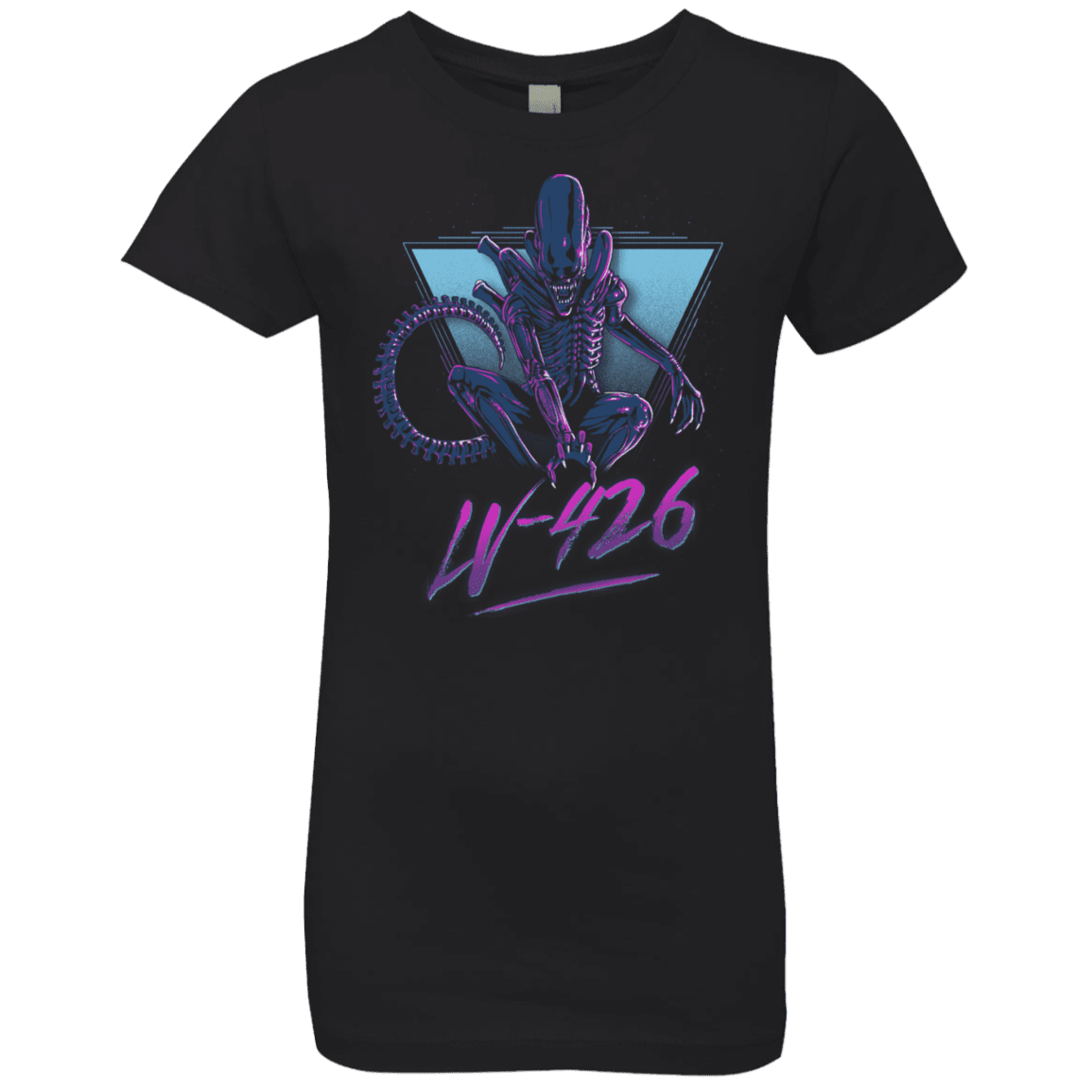 T-Shirts Black / YXS LV-426 Girls Premium T-Shirt