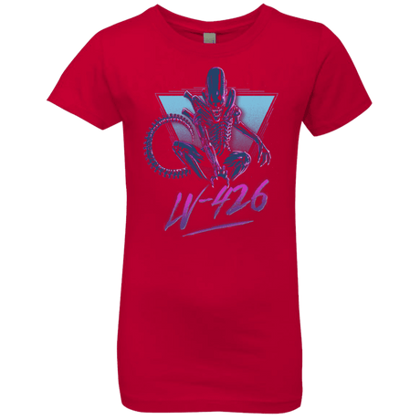 T-Shirts Red / YXS LV-426 Girls Premium T-Shirt