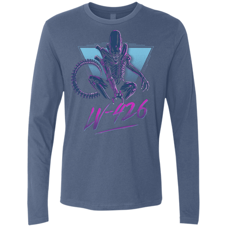 T-Shirts Indigo / S LV-426 Men's Premium Long Sleeve