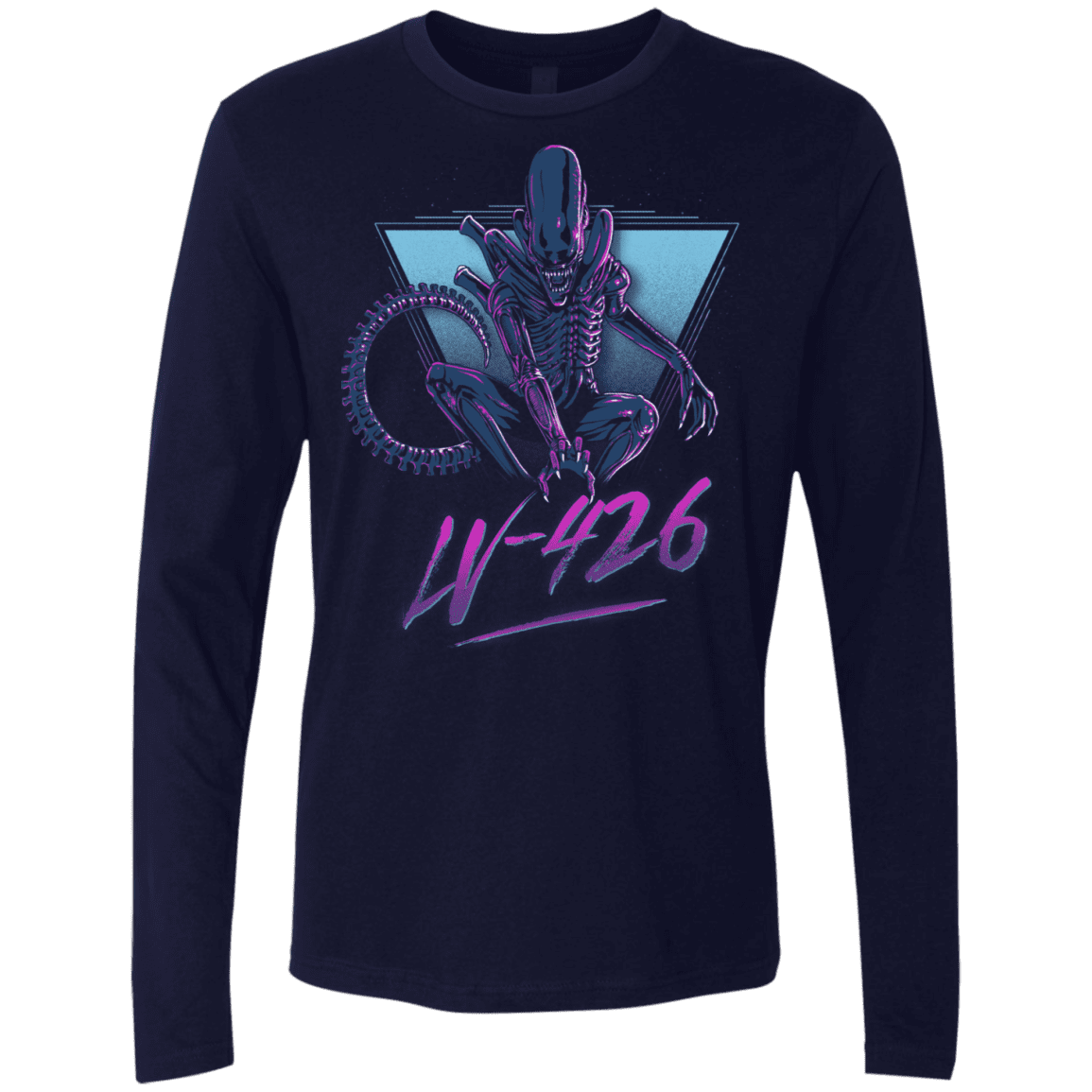 T-Shirts Midnight Navy / S LV-426 Men's Premium Long Sleeve