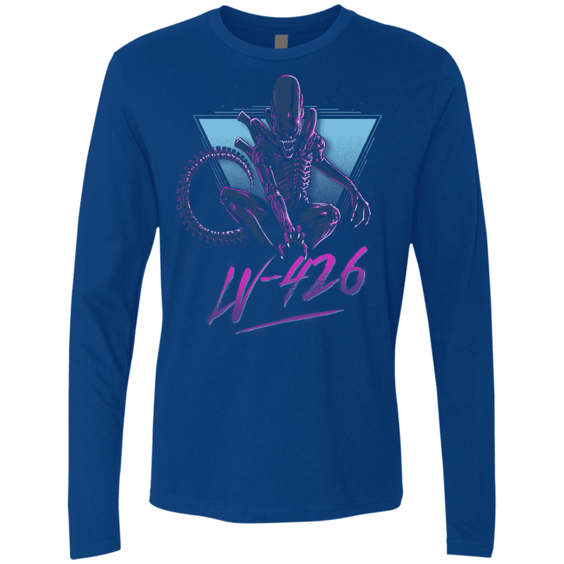 T-Shirts Royal / S LV-426 Men's Premium Long Sleeve