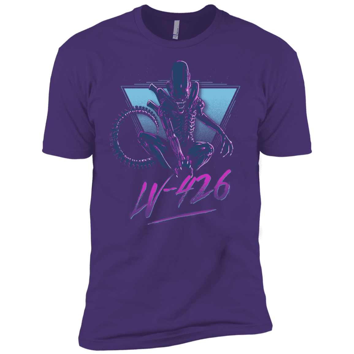 T-Shirts Purple Rush/ / X-Small LV-426 Men's Premium T-Shirt