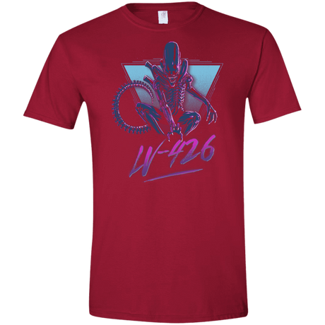 T-Shirts Cardinal Red / S LV-426 Men's Semi-Fitted Softstyle