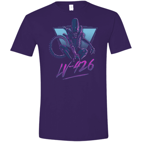 T-Shirts Purple / S LV-426 Men's Semi-Fitted Softstyle