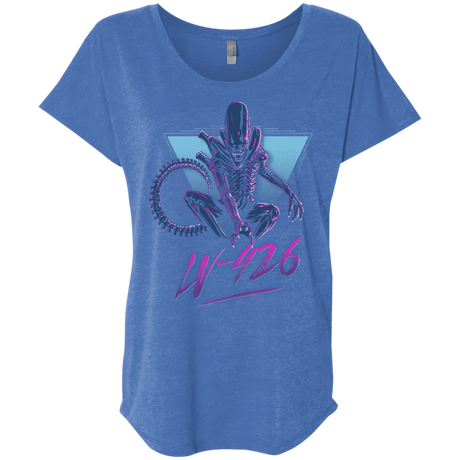 T-Shirts Vintage Royal / X-Small LV-426 Triblend Dolman Sleeve