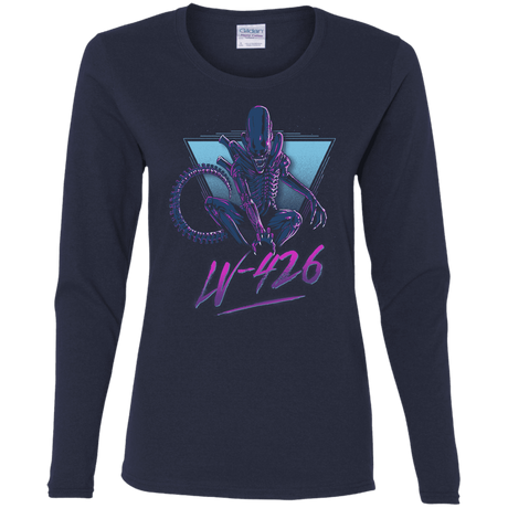 T-Shirts Navy / S LV-426 Women's Long Sleeve T-Shirt