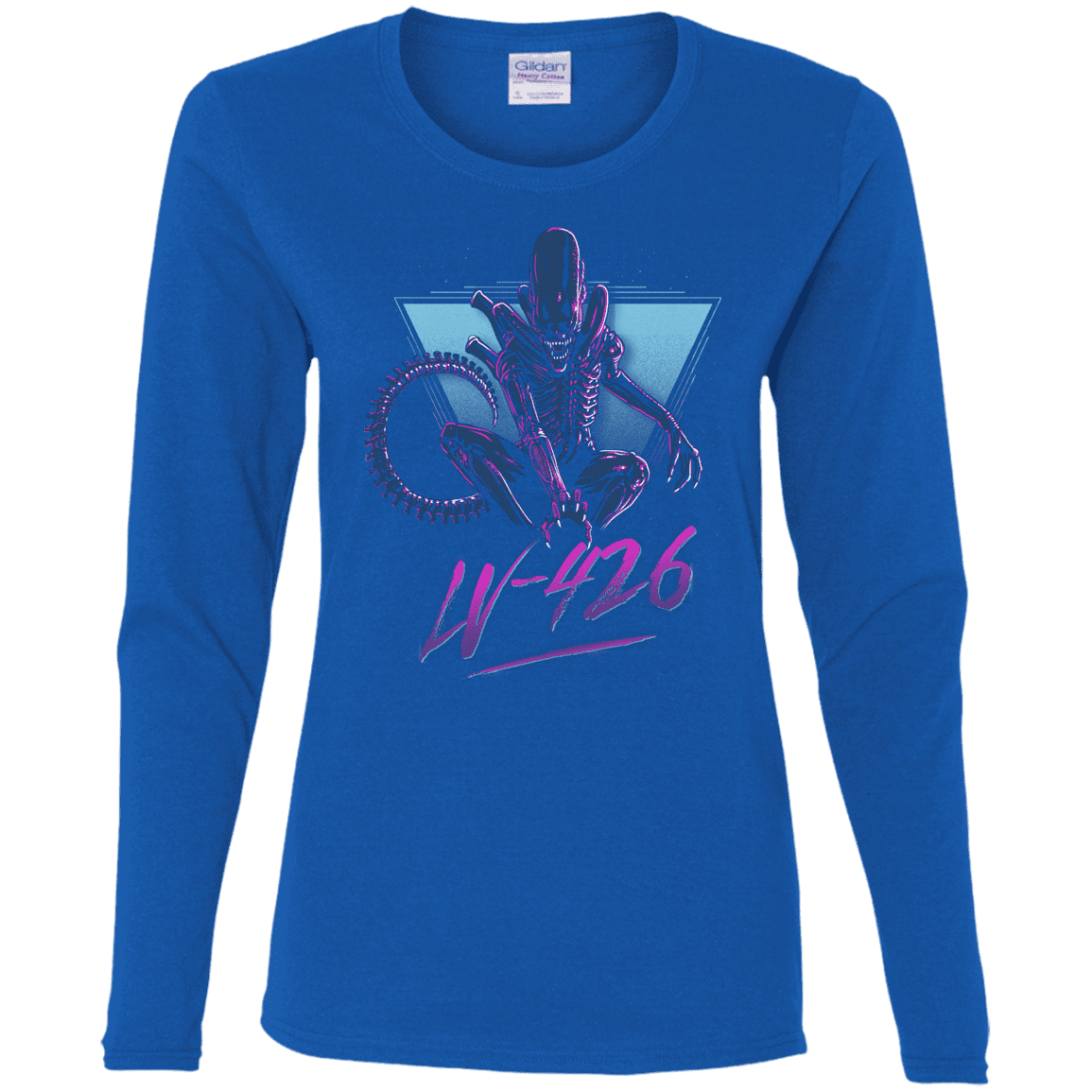 T-Shirts Royal / S LV-426 Women's Long Sleeve T-Shirt