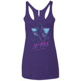 T-Shirts Purple Rush / X-Small LV-426 Women's Triblend Racerback Tank