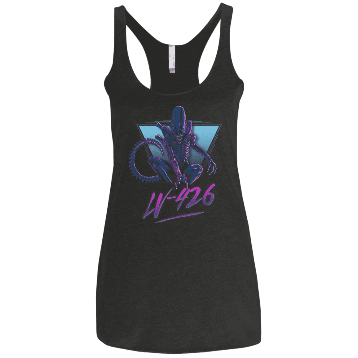 T-Shirts Vintage Black / X-Small LV-426 Women's Triblend Racerback Tank