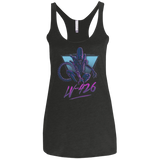 T-Shirts Vintage Black / X-Small LV-426 Women's Triblend Racerback Tank