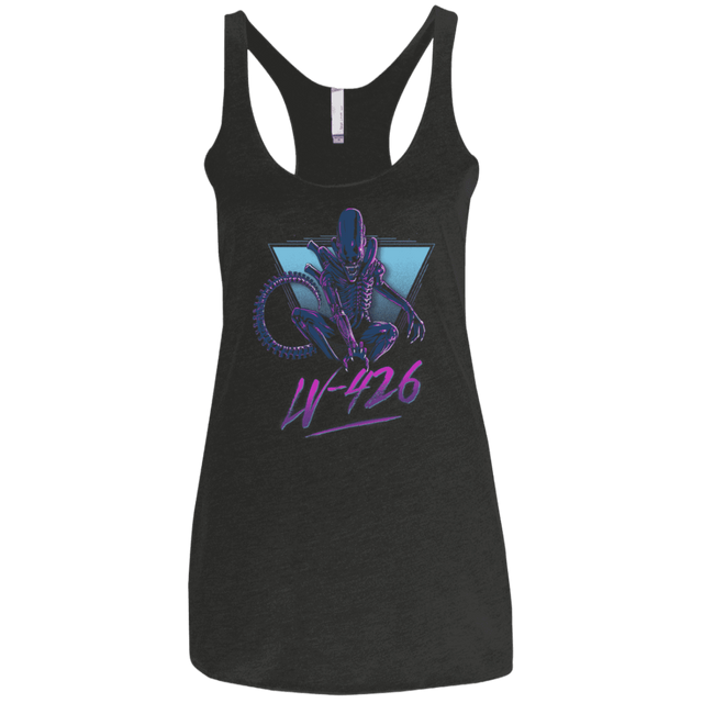 T-Shirts Vintage Black / X-Small LV-426 Women's Triblend Racerback Tank