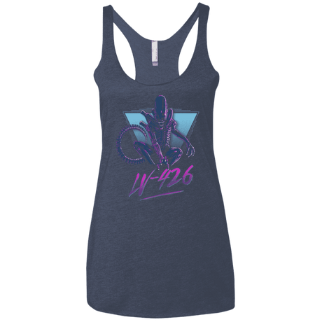 T-Shirts Vintage Navy / X-Small LV-426 Women's Triblend Racerback Tank