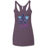 T-Shirts Vintage Purple / X-Small LV-426 Women's Triblend Racerback Tank