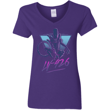 T-Shirts Purple / S LV-426 Women's V-Neck T-Shirt