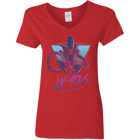 T-Shirts Red / S LV-426 Women's V-Neck T-Shirt