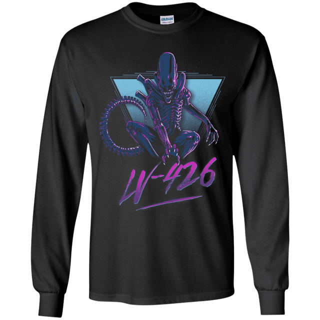 T-Shirts Black / YS LV-426 Youth Long Sleeve T-Shirt