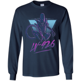 T-Shirts Navy / YS LV-426 Youth Long Sleeve T-Shirt