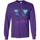 T-Shirts Purple / YS LV-426 Youth Long Sleeve T-Shirt