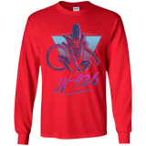 T-Shirts Red / YS LV-426 Youth Long Sleeve T-Shirt