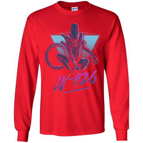 T-Shirts Red / YS LV-426 Youth Long Sleeve T-Shirt
