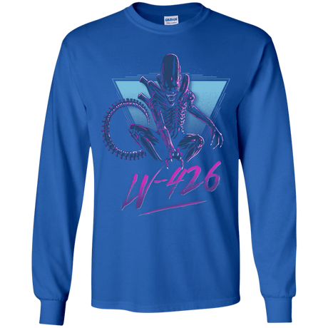 T-Shirts Royal / YS LV-426 Youth Long Sleeve T-Shirt