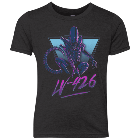 T-Shirts Vintage Black / YXS LV-426 Youth Triblend T-Shirt