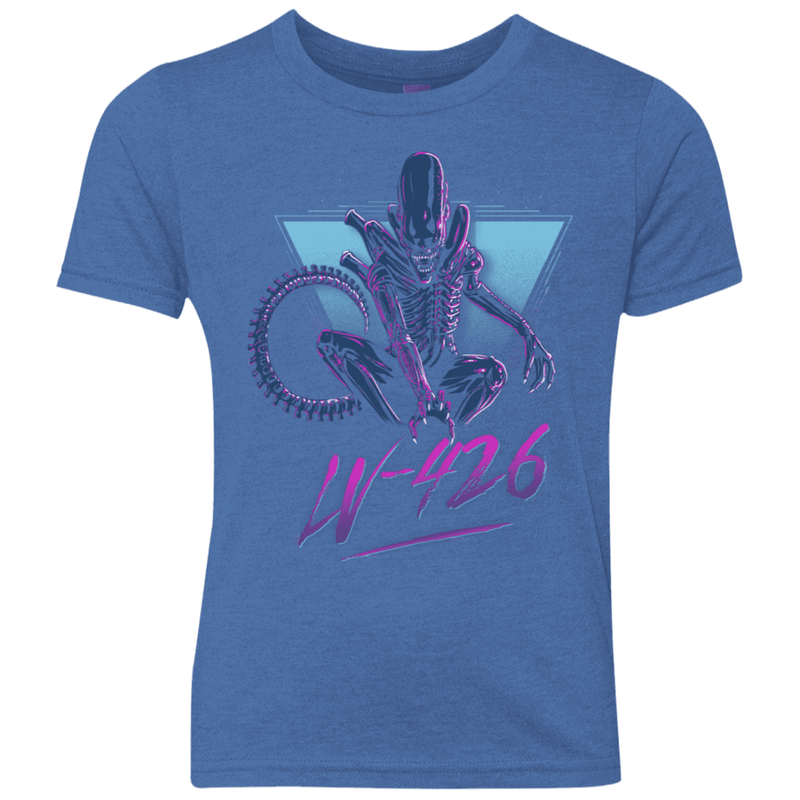 T-Shirts Vintage Royal / YXS LV-426 Youth Triblend T-Shirt