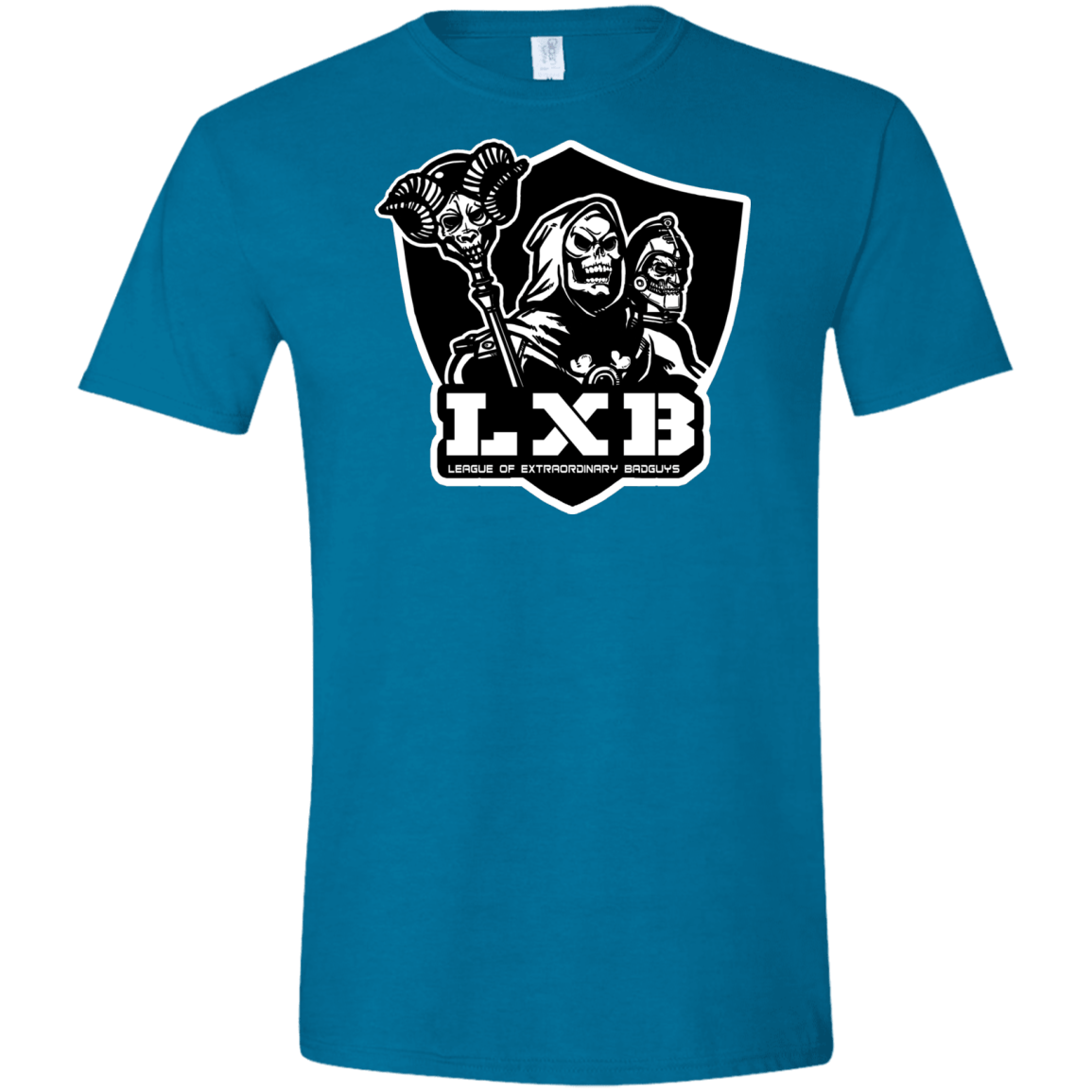 T-Shirts Antique Sapphire / S LXB Men's Semi-Fitted Softstyle