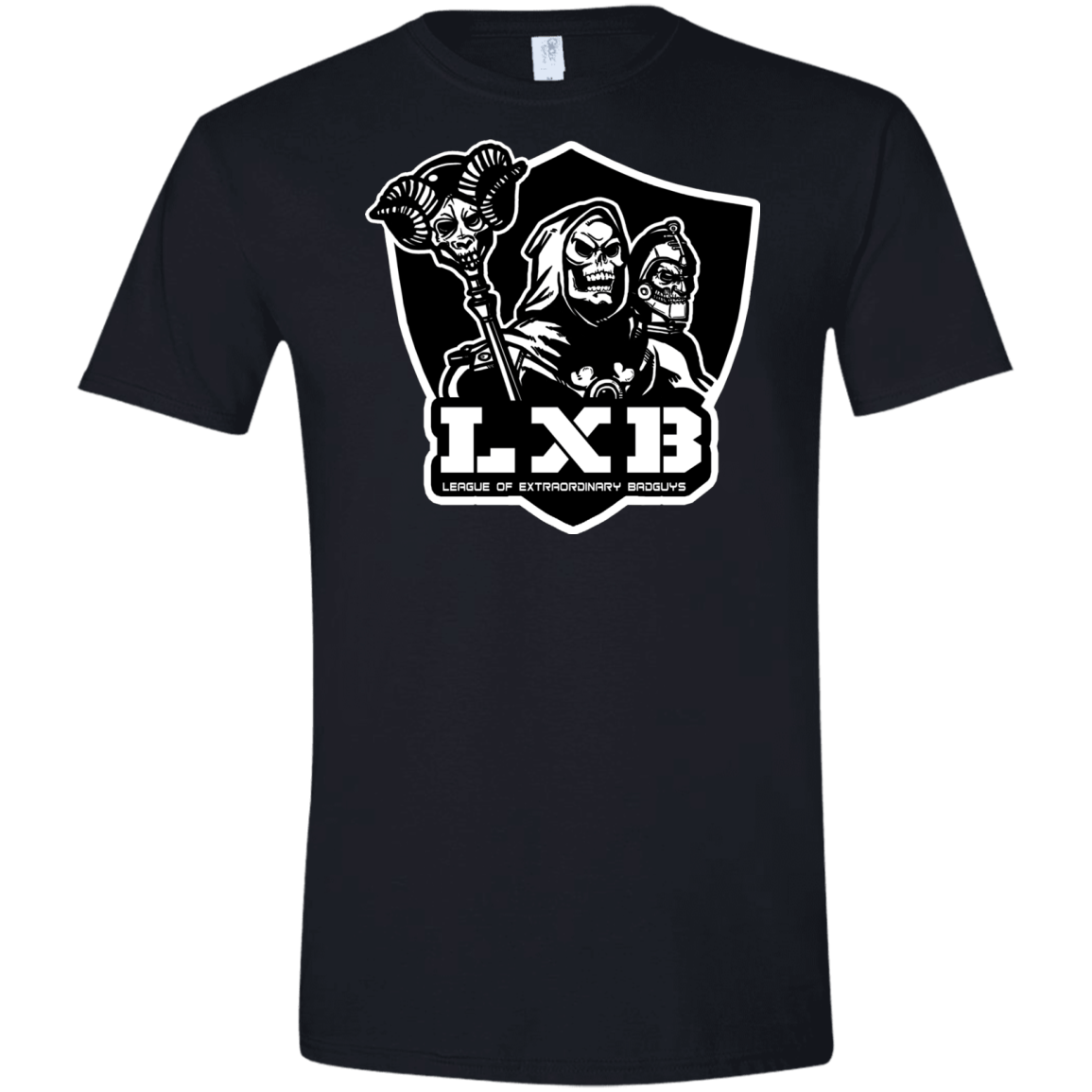 T-Shirts Black / X-Small LXB Men's Semi-Fitted Softstyle