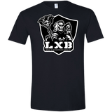 T-Shirts Black / X-Small LXB Men's Semi-Fitted Softstyle