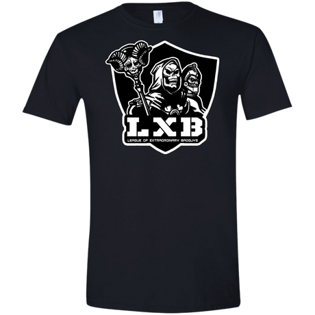 T-Shirts Black / X-Small LXB Men's Semi-Fitted Softstyle
