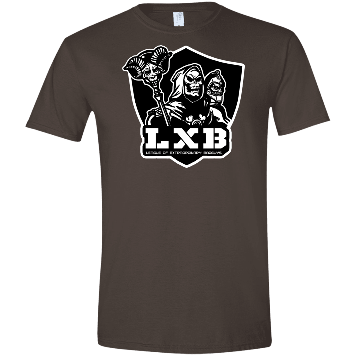 T-Shirts Dark Chocolate / S LXB Men's Semi-Fitted Softstyle