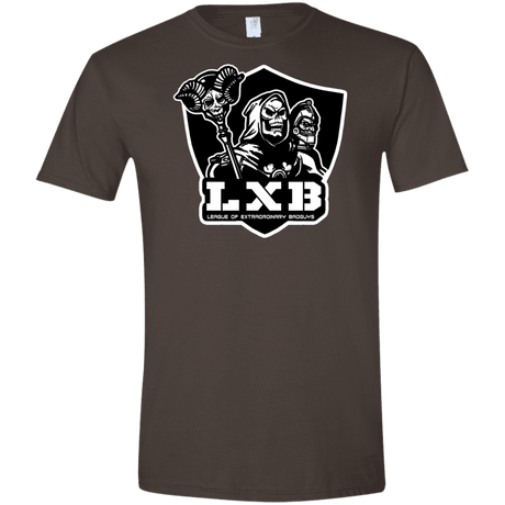 T-Shirts Dark Chocolate / S LXB Men's Semi-Fitted Softstyle