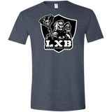 T-Shirts Heather Navy / S LXB Men's Semi-Fitted Softstyle