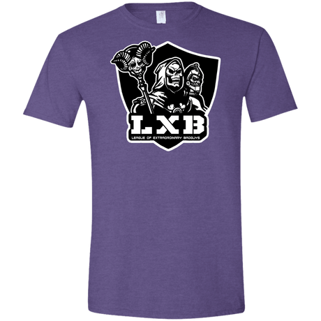 T-Shirts Heather Purple / S LXB Men's Semi-Fitted Softstyle