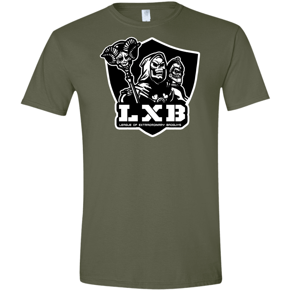 T-Shirts Military Green / S LXB Men's Semi-Fitted Softstyle