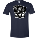 T-Shirts Navy / X-Small LXB Men's Semi-Fitted Softstyle