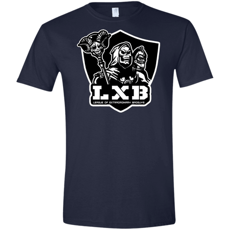T-Shirts Navy / X-Small LXB Men's Semi-Fitted Softstyle